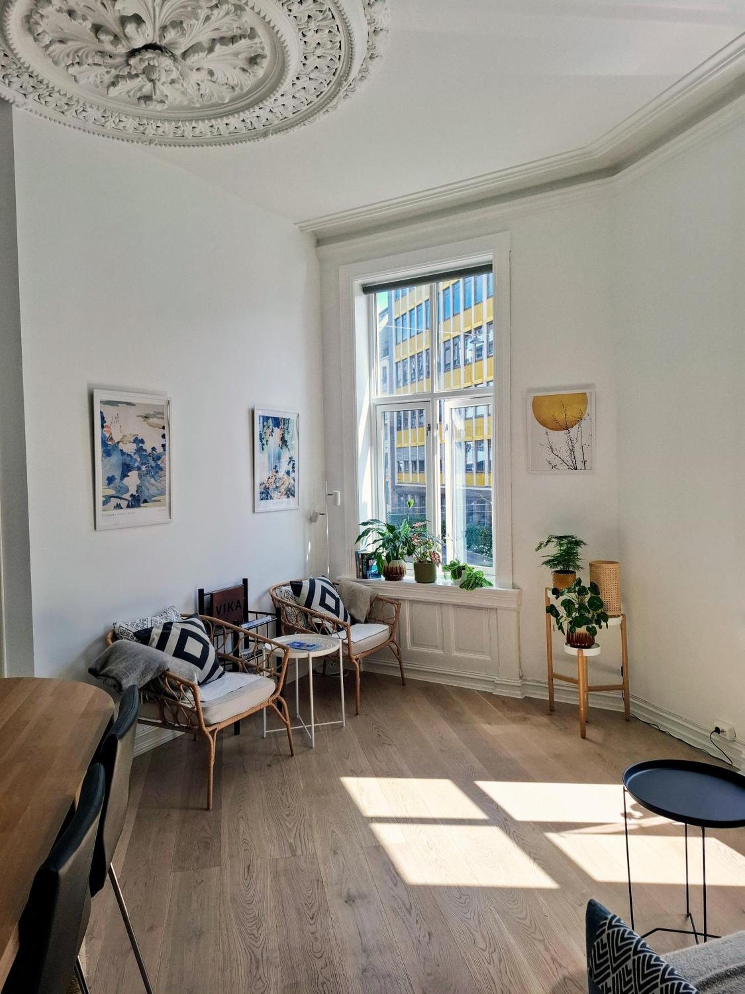 Bright And Charming Apartment From 1878 With View To The New National Museum In Осло Экстерьер фото
